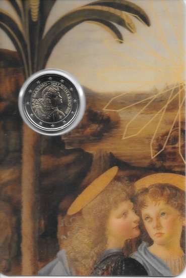 Monedas - Euros - 2€ - San Marino - Año 2019 - Leonardo Da Vinci - Click en la imagen para cerrar