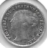 Monedas - Europa - Gran Bretaña - 730 - Año 1878 - 3 Pesetas