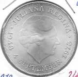 Monedas - Europa - Holanda - 196 - 1973 - 10 gulden - plata