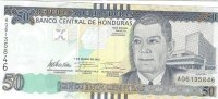 Billetes - America - Honduras - 101 - SC - 2012 - 50 lempiras - Num.ref: Num.ref: AQ6135846