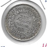 Monedas - Africa - Marruecos - 53 - 1953 - 200 francos - plata