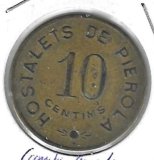 Monedas - Fichas Cooperativas y vales - - Cooperativa Agricola - Hostalets de Pierola - 10 ct