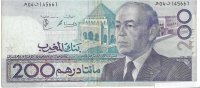Billetes - Africa - Marruecos - 66 - MBC - 1987 - 200 dirhams - Num.ref: 04145661