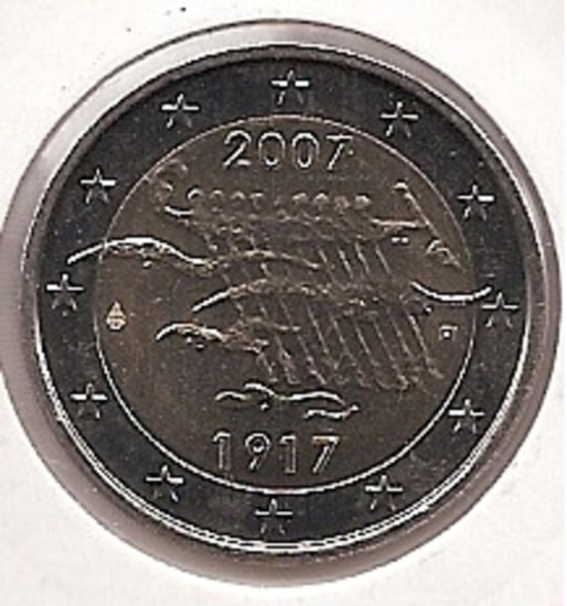 2€ - Finlandia - SC - Año 2007 - 90 aniv. Independencia - Click en la imagen para cerrar