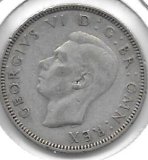 Monedas - Europa - Gran Bretaña - 853 - Año 1944 - Shilling