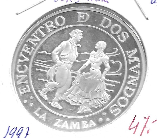 Monedas - America - Argentina - 123 - 1997 - 25 pesos - plata - Click en la imagen para cerrar