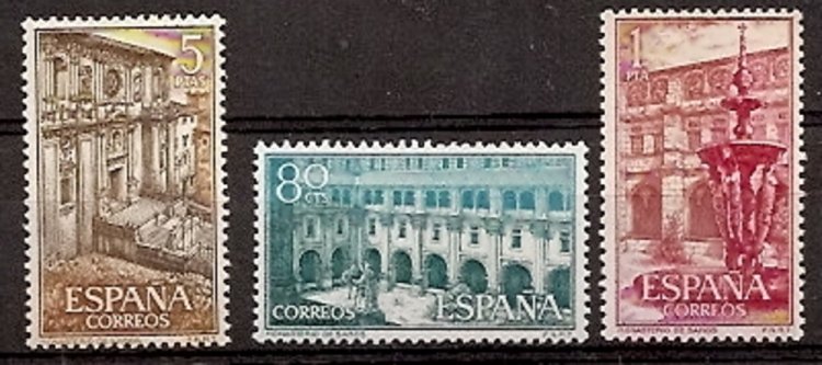 Sellos - Países - España - 2º Cent. (Series Completas) - Estado Español - 1960 - 1322/24 - ** - Click en la imagen para cerrar