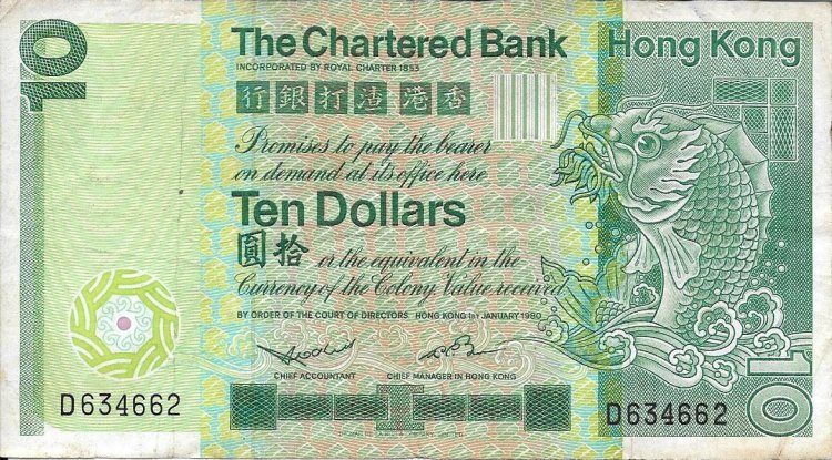 Billetes - Asia - Hong Kong - 77a - mbc - 1980 - 10 dolares - num. ref:634662 - Click en la imagen para cerrar