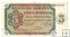 Billetes - EspaÃ±a - Estado EspaÃ±ol (1936 - 1975) - 5 ptas - 454 - mbc+ - 1938 - 5 pesetas - Num.ref: K3020926