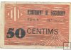 Billetes - EspaÃ±a - II RepÃºblica (1931 - 1939) - Locales - CataluÃ±a - 926 - MBC- - 1937 - Gisclareny - 50 Ct - num ref:0926