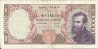 Billetes - Europa - Italia - 97E - MBC- - Año 1970 - 10000 Liras