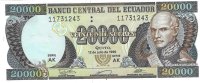 Billetes - America - Ecuador - 129f - SC - 20000 sucres - Num.ref: 11731243