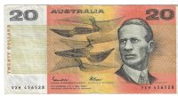 Billetes - Oceania - Australia - 46 - MBC- - 1974-94 - 20 dolares - Num.ref: VXH45628