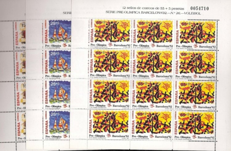 Sellos - Países - España - Minipliegos - 1992 (40/42) - ** - Click en la imagen para cerrar