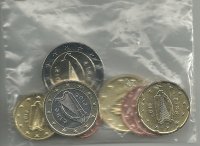 Colección en tiras - Irlanda - Año 2012 - 8 monedas