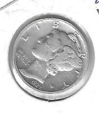 Monedas - America - Estados Unidos - 140 - 1927 - dime - plata