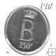 Monedas - Europa - Belgica - 157.1 - 1976 - 250 francos - plata