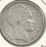 Monedas - Europa - Francia - 878 - Año 1934 - 10 francos