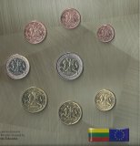 Monedas - Euros - Estuches oficiales - Lituania - sc - Año 2015