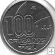 Monedas - America - Brasil - 608 - Año 1988 - 100 Cruzados