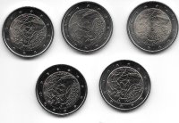 Monedas - Euros - 2€ - Alemania - SC - 2022 - Erasmus - 5 monedas