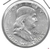 Monedas - America - Estados Unidos - 199 - 1963 - 1/2 Dolar - Plata