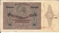 Billetes - Europa - Alemania - 090 - rc - Año 1923 - 5.00.000 marcos