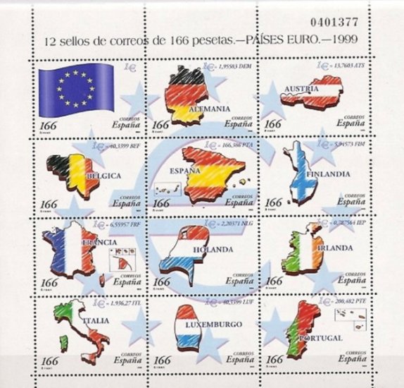 Sellos - Países - España - Minipliegos - 1999 (63) - ** - Click en la imagen para cerrar