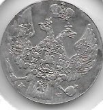 Monedas - Europa - Polonia - 113a - 1840 - 10 groszy - plata