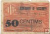 Billetes - EspaÃ±a - II RepÃºblica (1931 - 1939) - Locales - CataluÃ±a - 730 - 1937 - Gisclareny - 50 Ct - num ref:0730