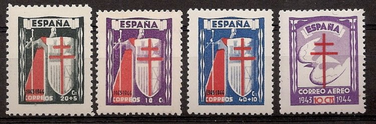 Sellos - Países - España - 1º Cent. (Series Completas) - 0970/73 - ** - Click en la imagen para cerrar