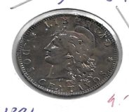 Monedas - America - Argentina - 33 - 1891 - 2 ctv