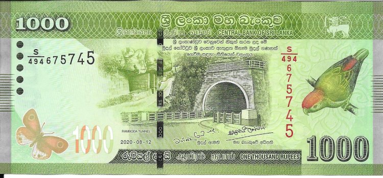 Billetes - Asia - Sri Lanka - 127 - SC - 2020 - 1000 rupias - Num.ref: 675745 - Click en la imagen para cerrar