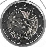 Monedas - Euros - 2€ - Francia - SC - 2022 - Jacques Chirac