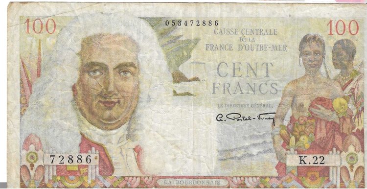 Billetes - Africa - Africa Ecuatorial Francesa - 24 - MBC- - 100 francos - Num.ref: K22 - Click en la imagen para cerrar