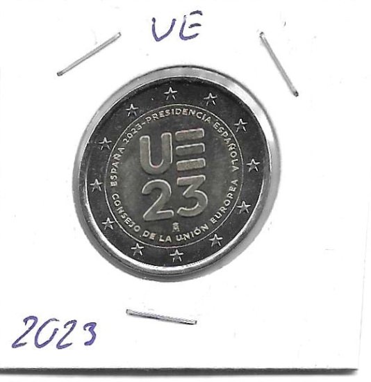 Monedas - Euros - 2€ - España - SC - 2023 - Presidencia Española UE - Click en la imagen para cerrar