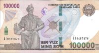 Billetes - Asia - Uzbekistan - - sc - 2019 - 100000 som - num.ref: 0487876