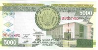 Billetes - Africa - Burundi - 48 - SC - 5000 amafranga - Num.ref: BB257402