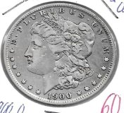 Monedas - America - Estados Unidos - 110 - 1900 - dollar - plata