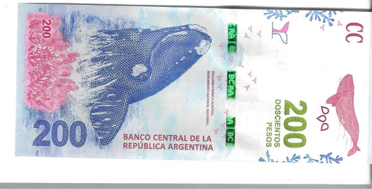 Billetes - America - Argentina - 364 - SC - 200 pesos - Num.ref: 01274498E - Click en la imagen para cerrar