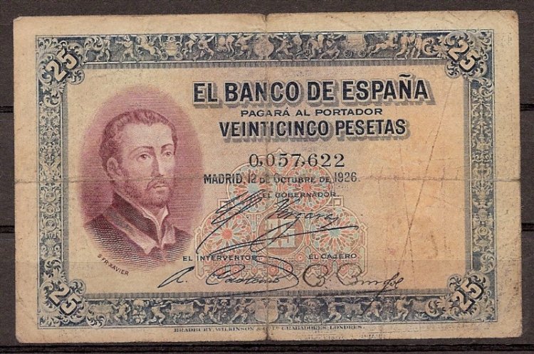 Alfonso XIII (1886 - 1931) - 358 - s/s - 25 ptas - Click en la imagen para cerrar