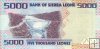 Billetes - Africa - Sierra leona - 032 - sc - Año 2010 - 5000 leones