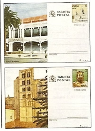 Sellos - España - Enteros Postales - Año 1985 - 139/40 - ** - Click en la imagen para cerrar