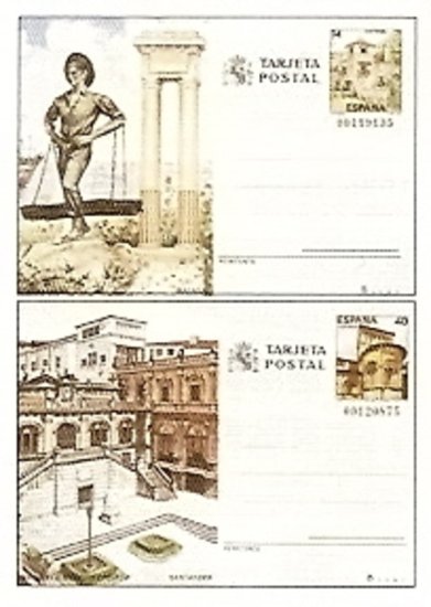 Sellos - España - Enteros Postales - Año 1987 - 143/44 - ** - Click en la imagen para cerrar