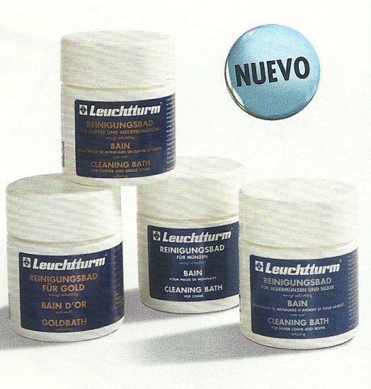 Material - Líquido limpia monedas - Para latón ( también apto para níquel y bronce) - Contiene 150 ml - Click en la imagen para cerrar