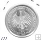 Monedas - Europa - Alemania - 122 - 1968G - 5 marcos - plata