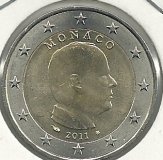 2€ - Mónaco - SC - Año 2011 - Príncipe Alberto