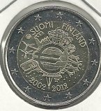 2€ - Finlandia - SC - Año 2012 - Decimo aniversario del euro