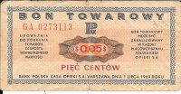 Billetes - Europa - Polonia - FX23 - mbc - 1969 - 5 ct - Num.ref: GA0273113