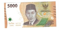 Billetes - Asia - Indonesia - 164 - SC - 2022 - 5000 rupias - Num.ref: GAQ573756